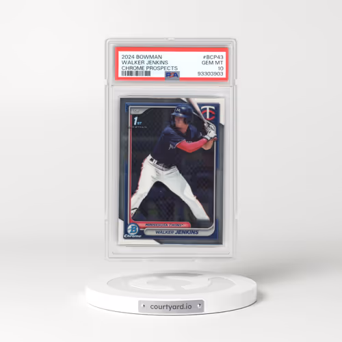2024 Bowman Chrome Prospects #BCP43 Walker Jenkins (PSA 10 GEM MINT)