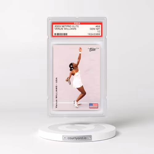 2003 Netpro Elite #E6 Venus Williams - Event Edition (PSA 10 GEM MINT)