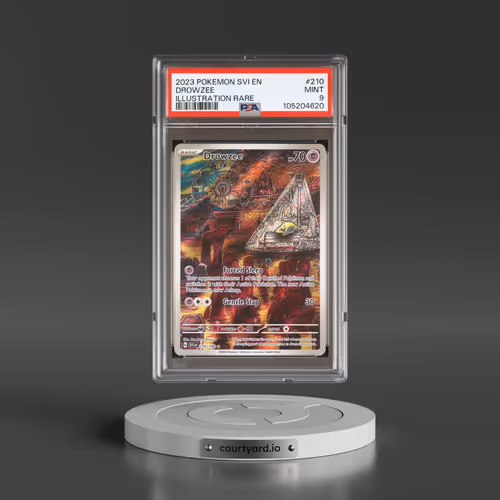 2023 Pokémon Svi EN-Scarlet & Violet #210 Drowzee - Illustration Rare (PSA 9 MINT)