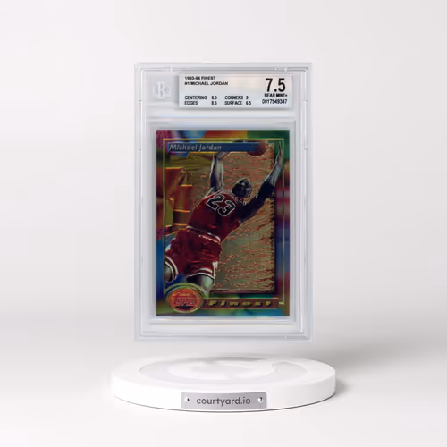1993 Finest #1 Michael Jordan (BGS 7.5 NM+)