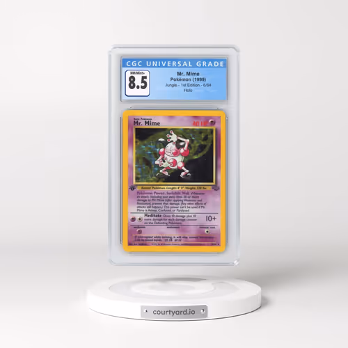 1999 Jungle #6/64 Mr. Mime - 1st Edition Holo (CGC 8.5 NM-MT+)