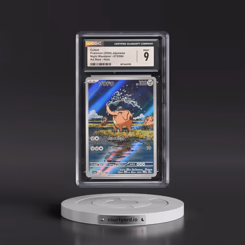 2024 Pokémon Sv6a-Night Wanderer #073 Cufant - Art Rare (CGC 9 MINT)