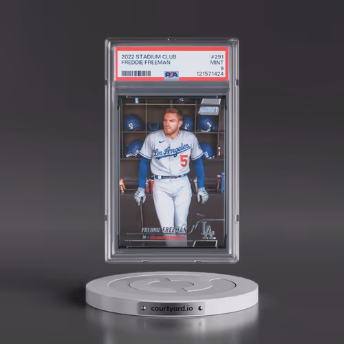 2022 Topps Stadium Club #291 Freddie Freeman (PSA 9 MINT)