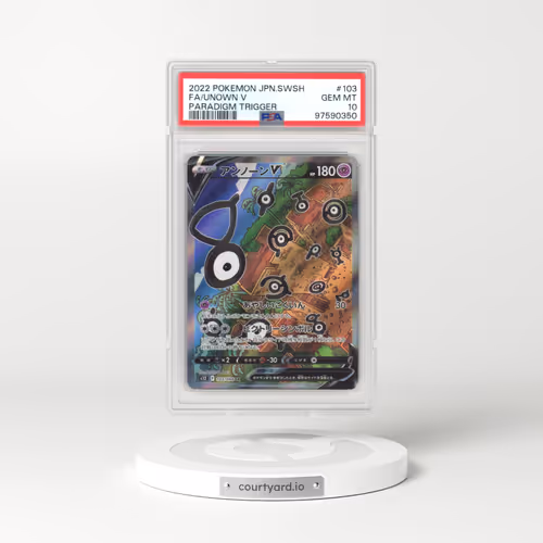 2022 Paradigm Trigger #103 Unown V - Super Rare Holo (PSA 10 GEM MINT)
