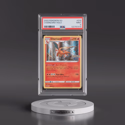 2022 Pokémon Go #010 Charizard - Holo (PSA 9 MINT)