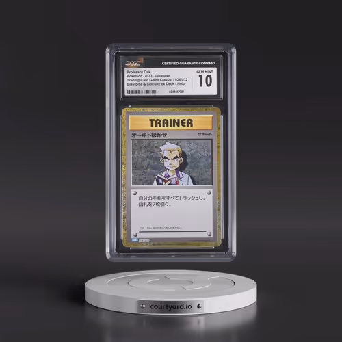 2023 Trading Card Game Classic - CLF, CLL, CLK #026/032 Professor Oak - Holo Blastoise & Suicune ex