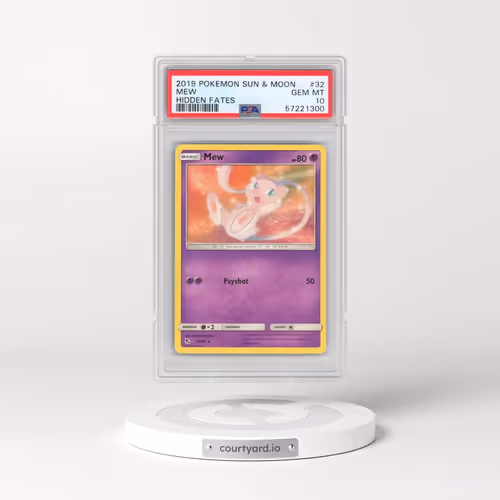 2019 Pokémon Sun & Moon Hidden Fates #32 Mew (PSA 10 GEM MINT)