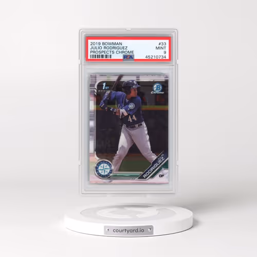 2019 Bowman Prospects Chrome #33 Julio Rodriguez (PSA 9 MINT)