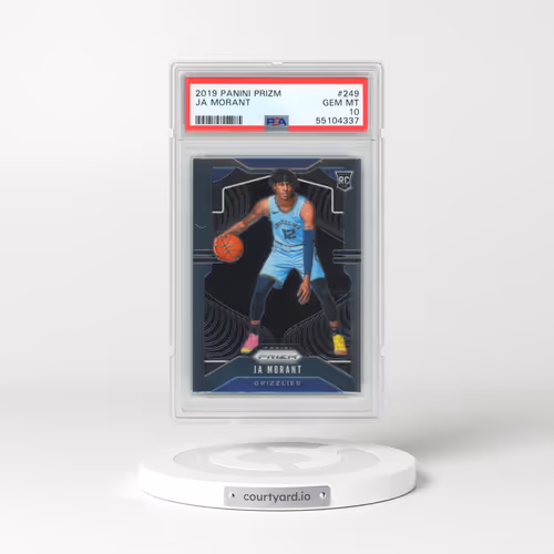 2019 Panini Prizm #249 Ja Morant (PSA 10 GEM MINT)