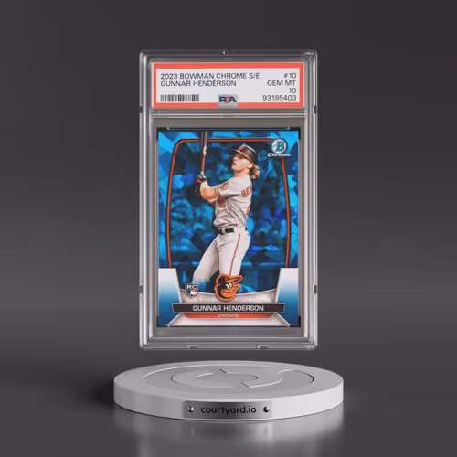 2023 Bowman Chrome Sapphire Edition #10 Gunnar Henderson (PSA 10 GEM MINT)