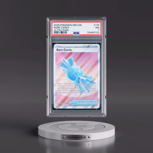 2025 Pokémon Meg EN-Mega Evolution #175 Rare Candy - Ultra Rare (PSA 7 NM)