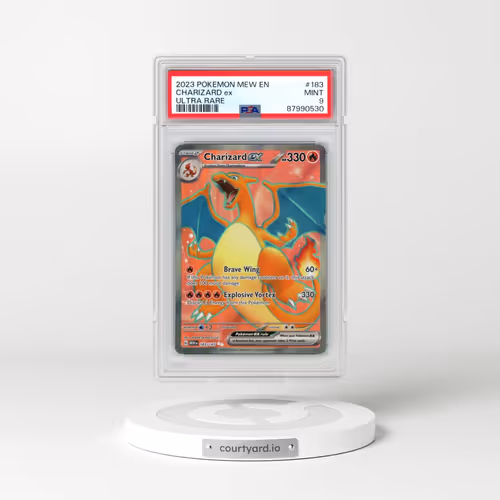 2023 Pokémon Mew EN-151 #183 Charizard EX - Holo Ultra Rare (PSA 9 MINT)