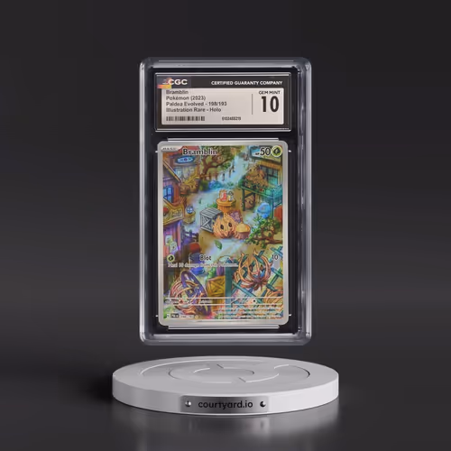 2023 Paldea Evolved - PAL EN #198/193 Bramblin - Illustration Rare Holo (CGC 10 GEM MINT)
