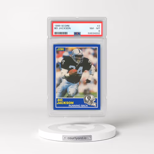 1989 Score #2 Bo Jackson (PSA 8 NM-MT)