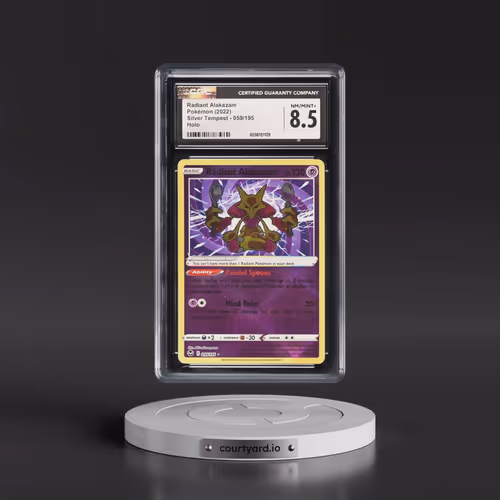 2022 Silver Tempest #059/195 Radiant Alakazam - Holo (CGC 8.5 NM-MT+)