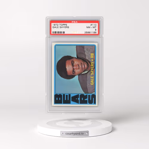 1972 Topps #110 Gale Sayers (PSA 8 NM-MT)