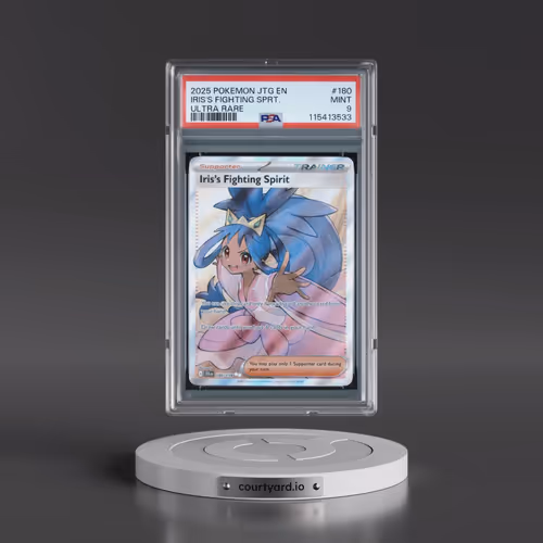 2025 Pokémon Jtg EN-Journey Together #180 Iris's Fighting Spirit - Ultra Rare (PSA 9 MINT)