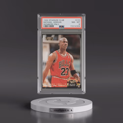 1992 Stadium Club #210 Michael Jordan - Members Only (PSA 8 NM-MT)