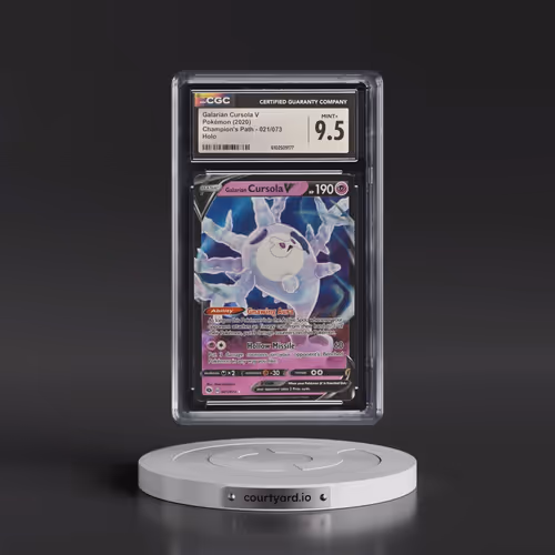 2020 Champion's Path #021/073 Galarian Cursola V - Holo (CGC 9.5 MINT+)