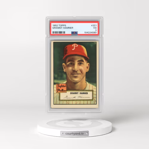 1952 Topps #221 Granny Hamner (PSA 3 VG)