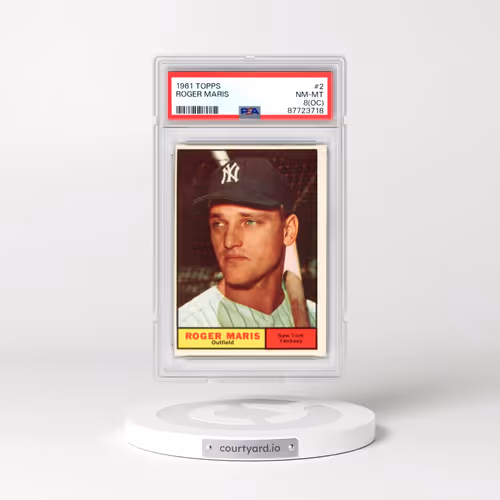 1961 Topps #2 Roger Maris (PSA 8 NM-MT)