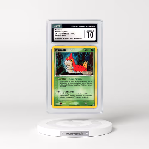 2006 EX Legend Maker #70 Wurmple - Holo (CGC 10 GEM MINT)