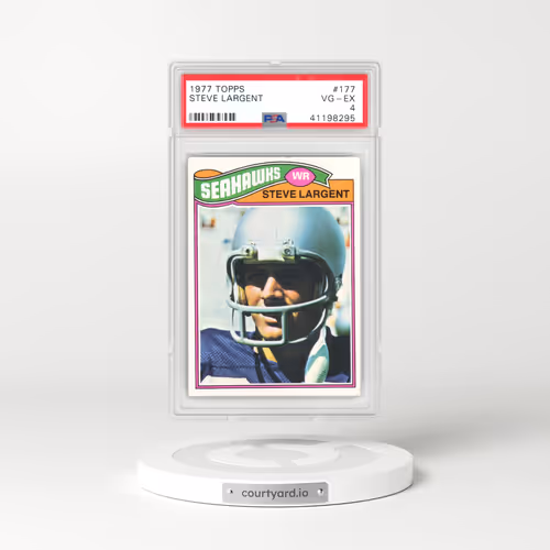 1977 Topps #177 Steve Largent (PSA 4 VG-EX)