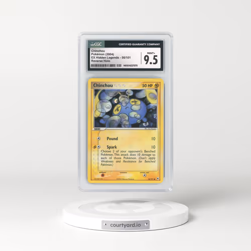 2004 EX Hidden Legends #56 Chinchou - Holo (CGC 9.5 MINT+)