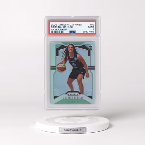 2020 Panini Prizm WNBA #89 Sabrina Ionescu - Silver Prizm (PSA 9 MINT)