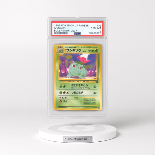 1999 Pokémon Bulbasaur Deck #32 Ivysaur (PSA 10 GEM MINT)