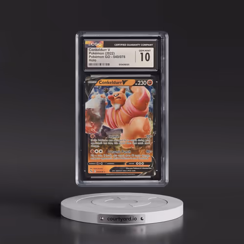 2022 Pokémon GO #040/078 Conkeldurr V - Holo (CGC 10 GEM MINT)