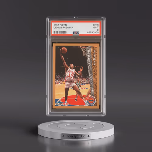 1992 Fleer #239 Dennis Rodman (PSA 9 MINT)