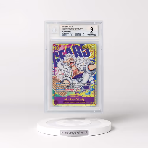 2023 Awakening of the New Era (OP05) - English #119 Monkey D. Luffy - (Borderless) Alt Art (BGS 9 MI