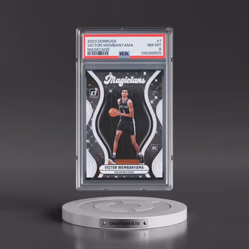 2023 Panini Donruss Magicians #1 Victor Wembanyama (PSA 8 NM-MT)