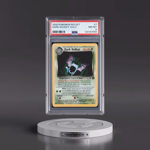 2000 Pokémon Rocket #7 Dark Golbat - Holo (PSA 8 NM-MT)