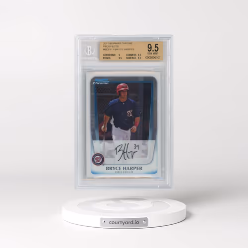 2011 Bowman Chrome Prospects #BCP111 Bryce Harper (BGS 9.5 GEM MINT)