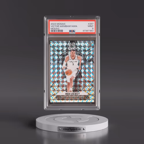 2023 Panini Mosaic #257 Victor Wembanyama - Mosaic (PSA 9 MINT)