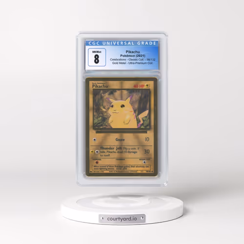 2021 Celebrations - Classic Collection #58/102 Pikachu - Gold Metal - Celebrations Ultra-Premium Col