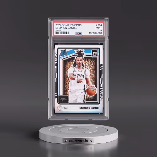 2024 Panini Donruss Optic #254 Stephon Castle - Holo (PSA 9 MINT)