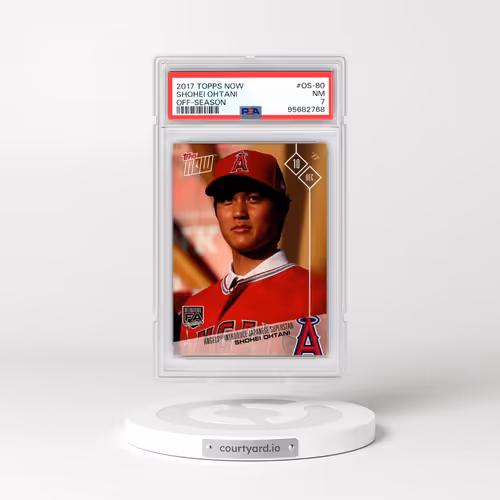 2017 Topps Now Off-Season #OS-80 Shohei Ohtani (PSA 7 NM)