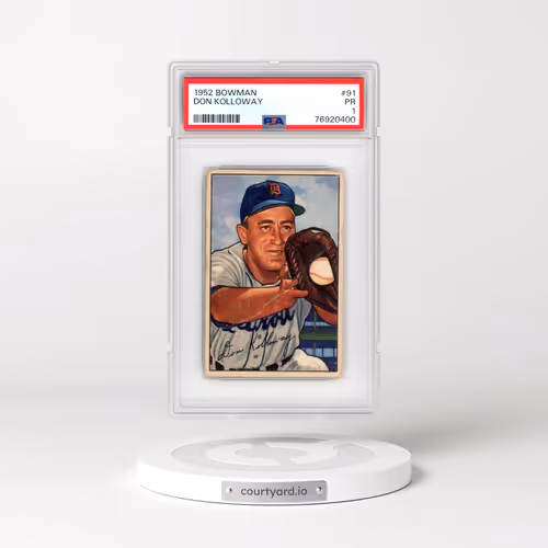 1952 Bowman #91 Don Kolloway (PSA 1 PR)