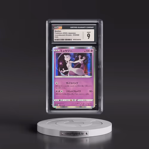 2022 Incandescent Arcana #035/068 Mewtwo - Holo (CGC 9 MINT)