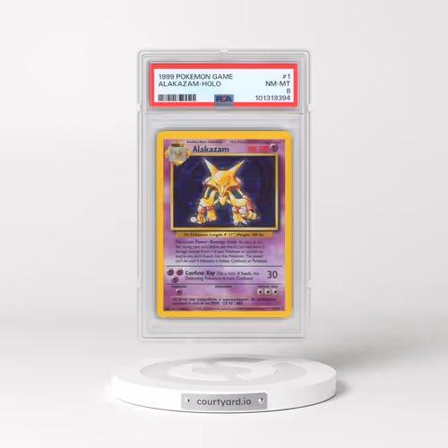1999 Pokémon Game #1 Alakazam - Holo (PSA 8 NM-MT)