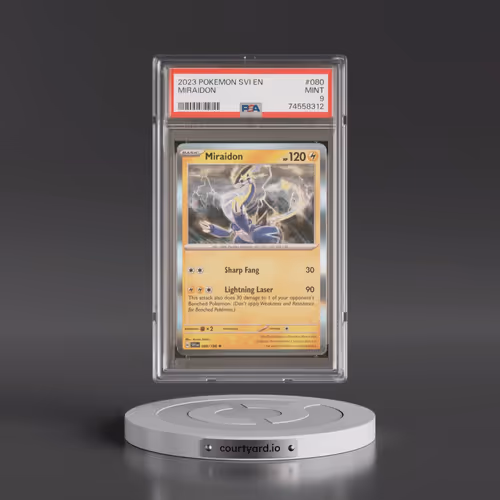 2023 Pokémon Svi EN-Scarlet & Violet #080 Miraidon (PSA 9 MINT)