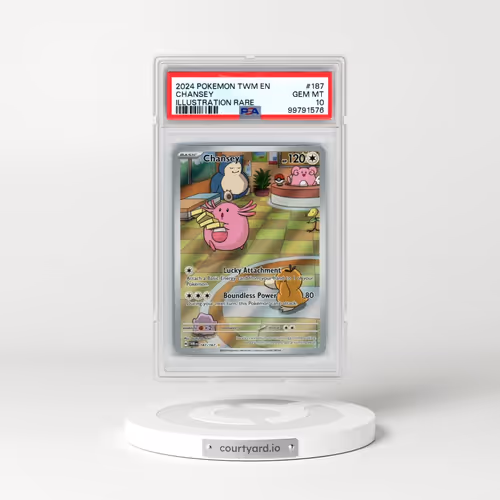 2024 Pokémon Twm EN-Twilight Masquerade #187 Chansey - Illustration Rare (PSA 10 GEM MINT)