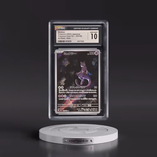 2023 Pokémon Card 151 #183/165 Mewtwo - Art Rare Holo (CGC 10 GEM MINT)