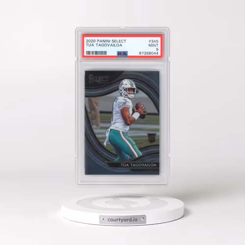 2020 Panini Select #345 Tua Tagovailoa (PSA 9 MINT)