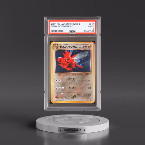 2001 Pokémon Neo 4 #212 Dark Scizor - Holo (PSA 9 MINT)