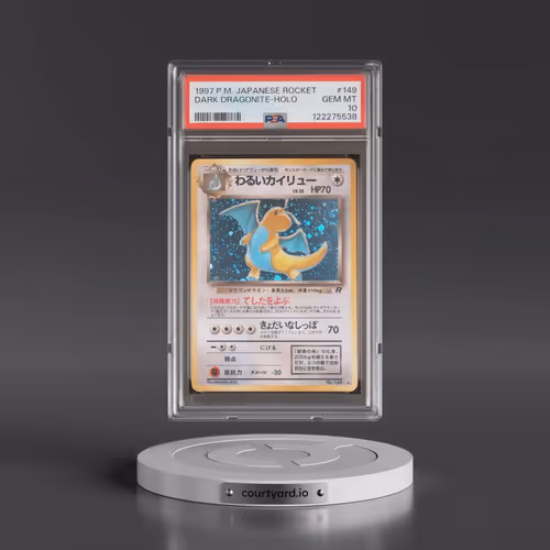 1997 Pokémon Rocket #149 Dark Dragonite - Holo (PSA 10 GEM MINT)