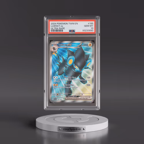 2024 Pokémon Twm EN-Twilight Masquerade #195 Luxray EX - Holo Ultra Rare (PSA 10 GEM MINT)